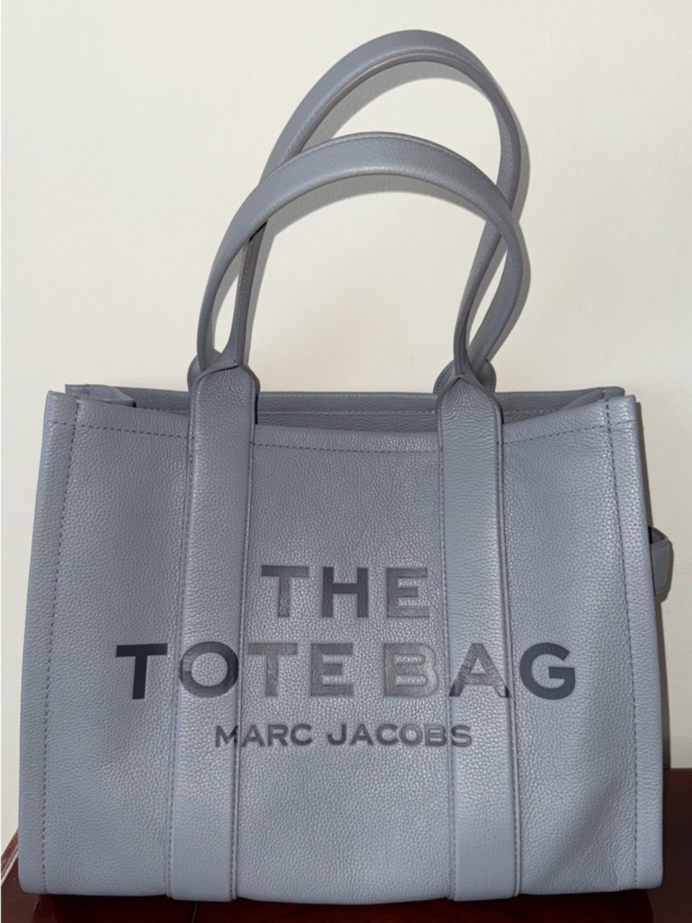 Marc Jacobs The Tote Bag - Large Leather Cement Gray